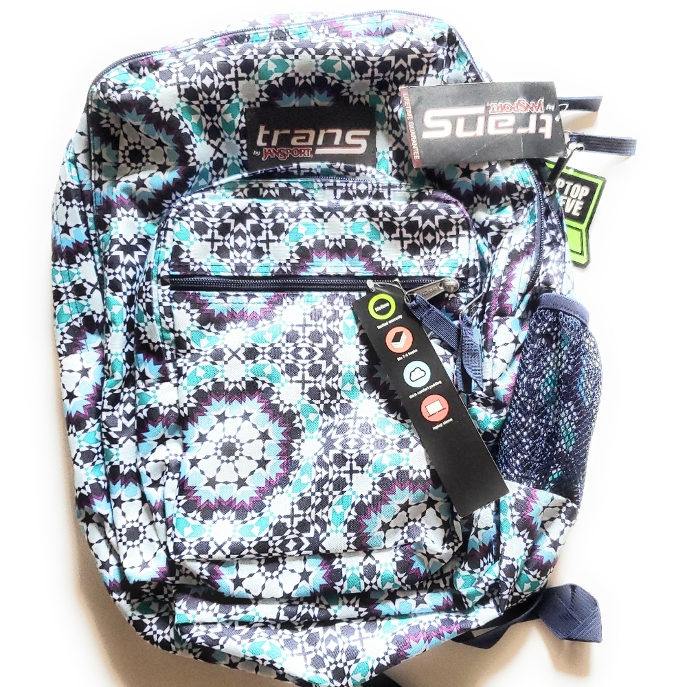 Jansport Navy Moroccan Backpack By TRANS